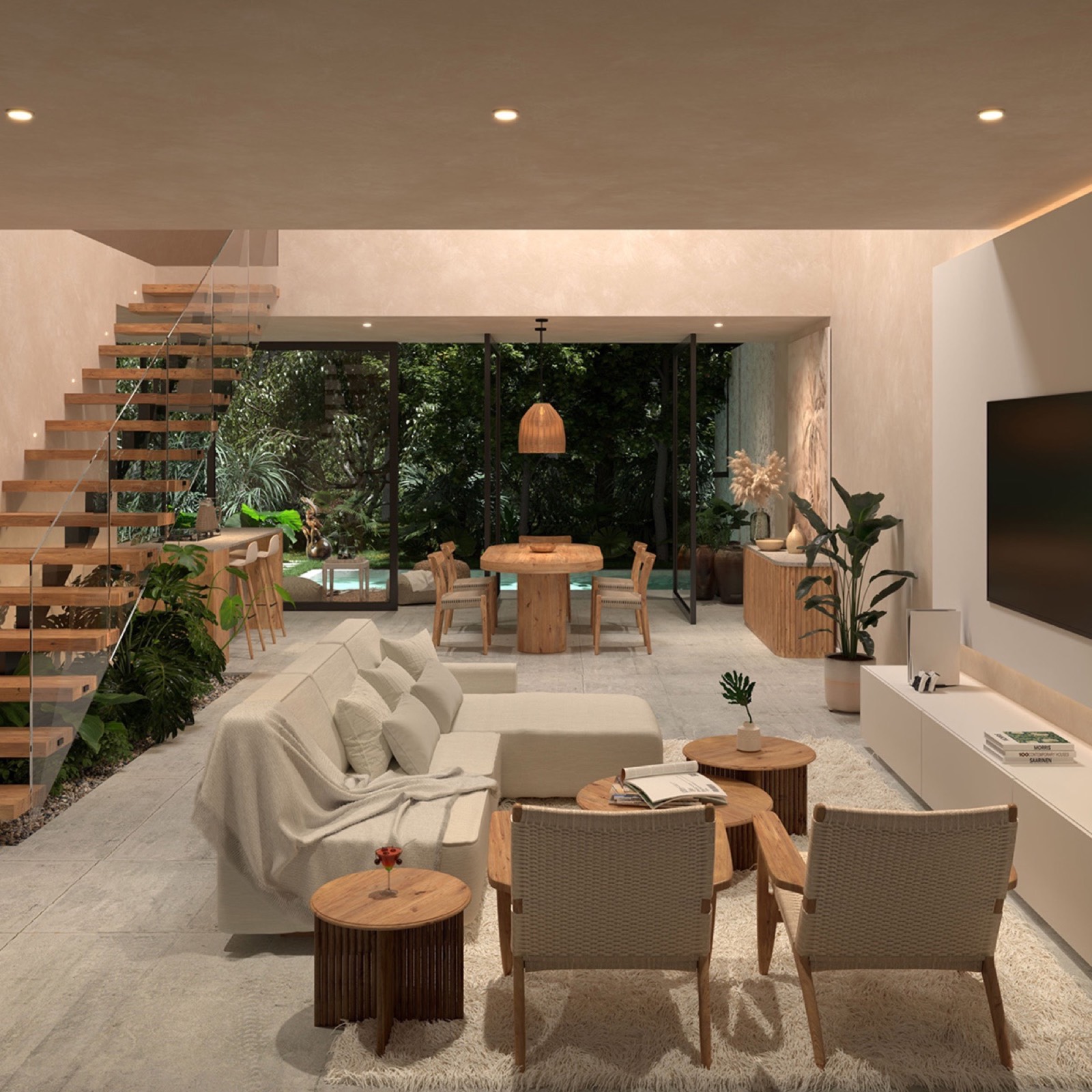 Casa Mayakoba 285 m² — Rooftop y Área de Yoga Playa del Carmen