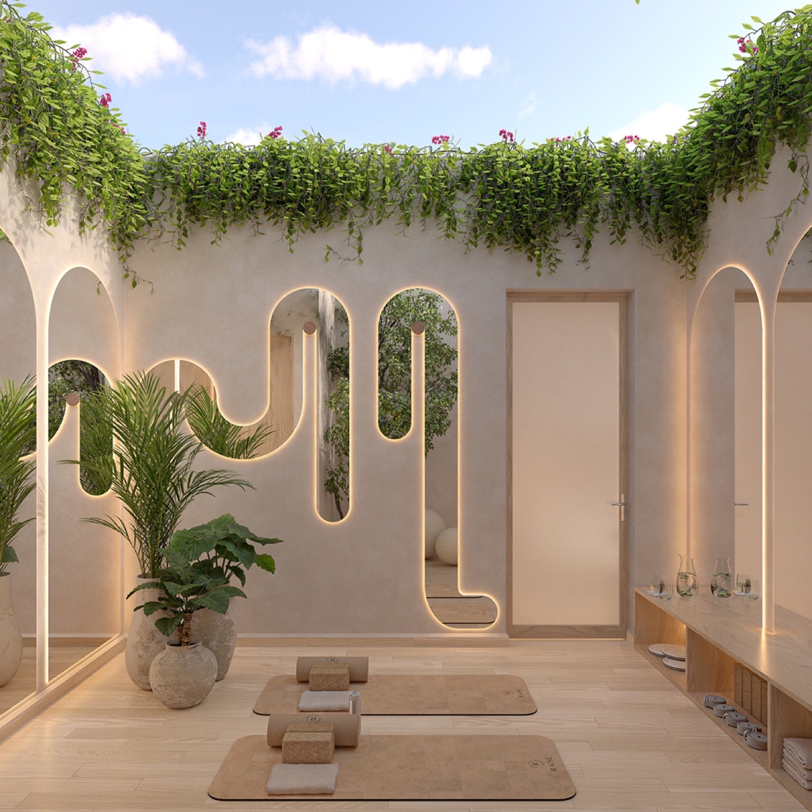Casa Mayakoba 285 m² — Rooftop y Área de Yoga Playa del Carmen