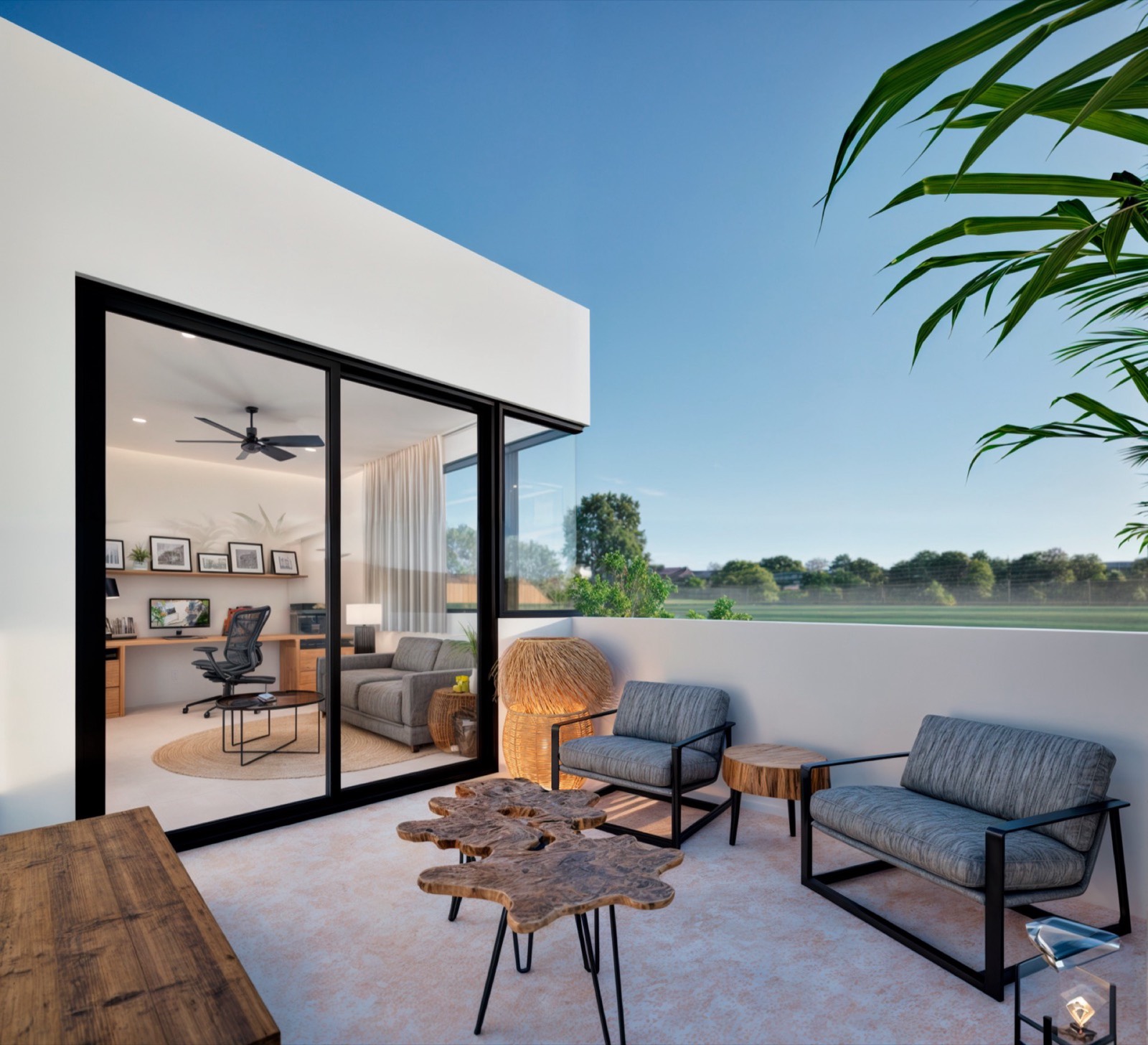 Casa Mayakoba 334 m² — Cochera Pergolada Playa del Carmen