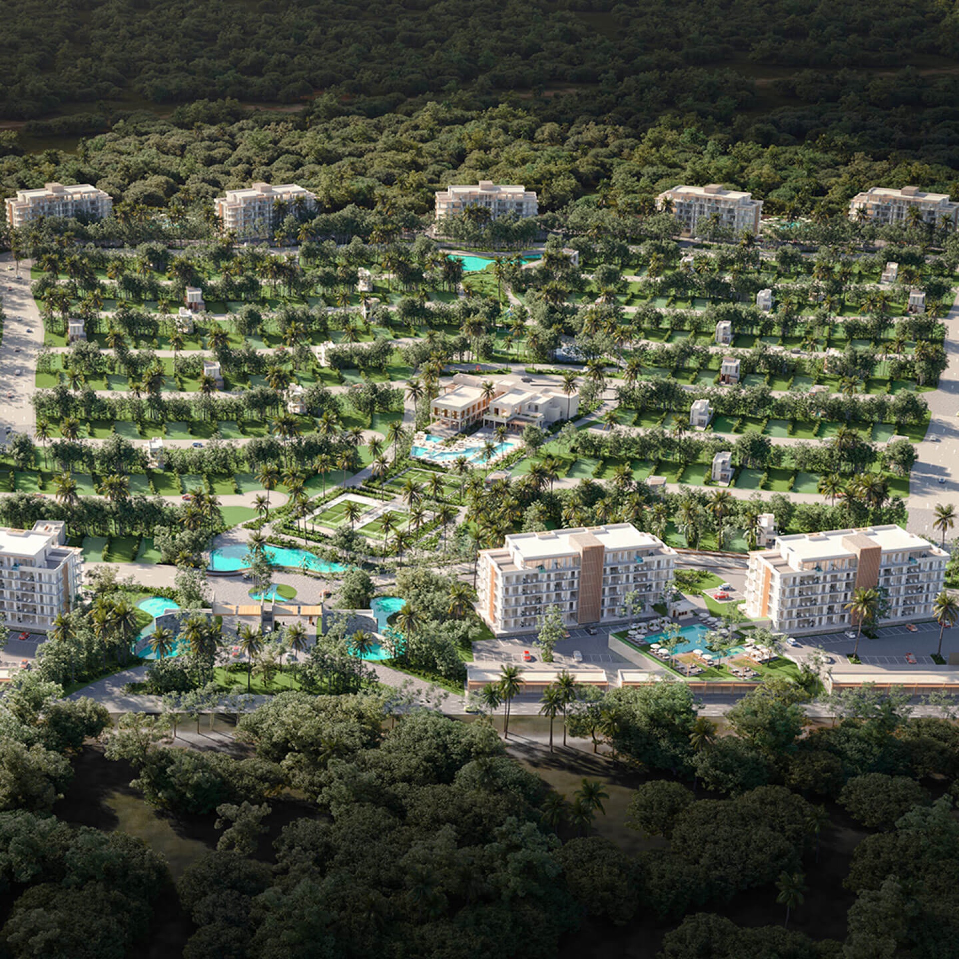 Departamentos en preventa Av. 115 Sur Playa del Carmen