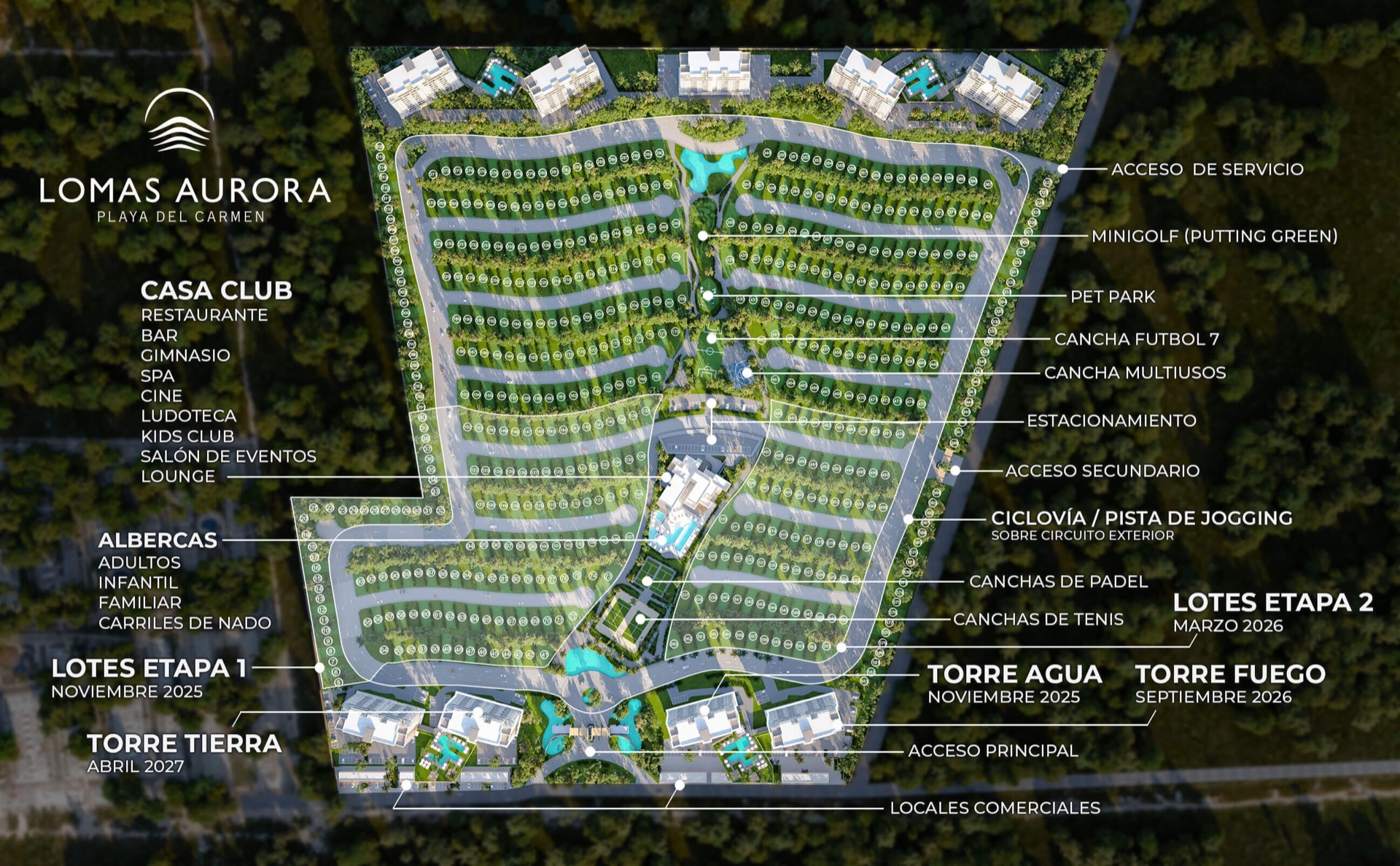 Lotes residenciales Av. 115 Sur Playa del Carmen