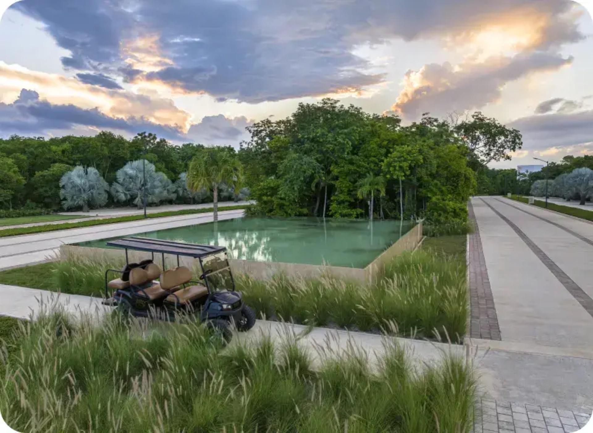 Lotes con campo de golf zona Mayakoba Playa del Carmen