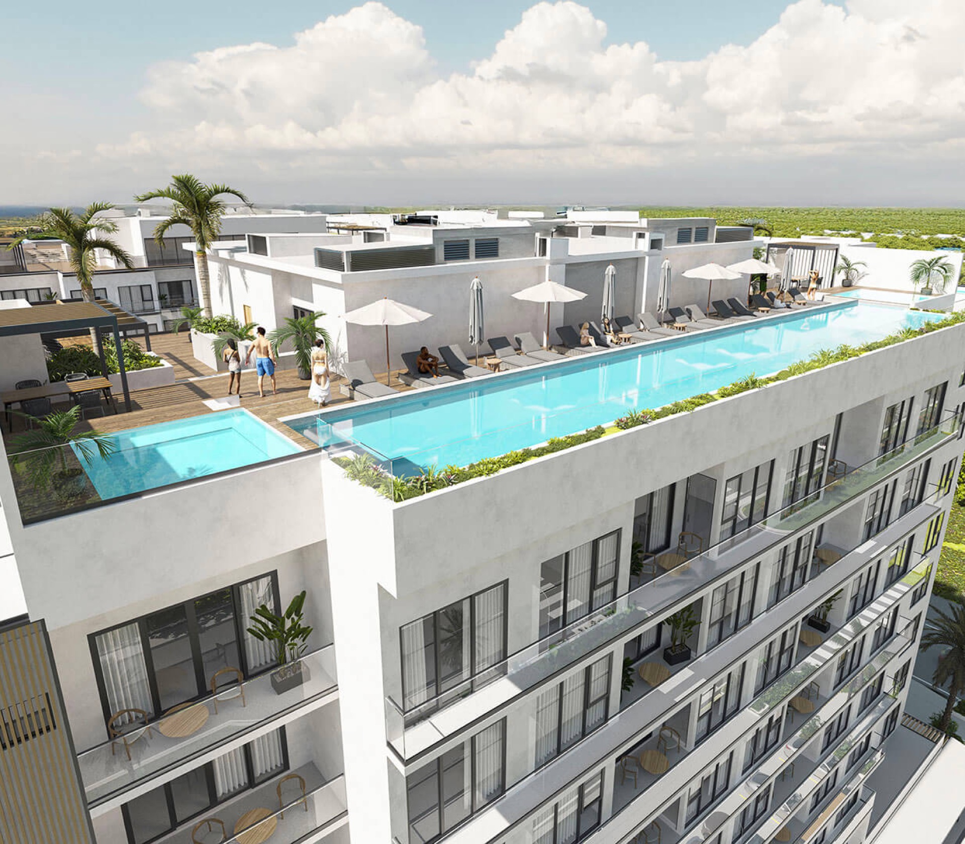Departamentos en preventa Centro Urbano Playa del Carmen